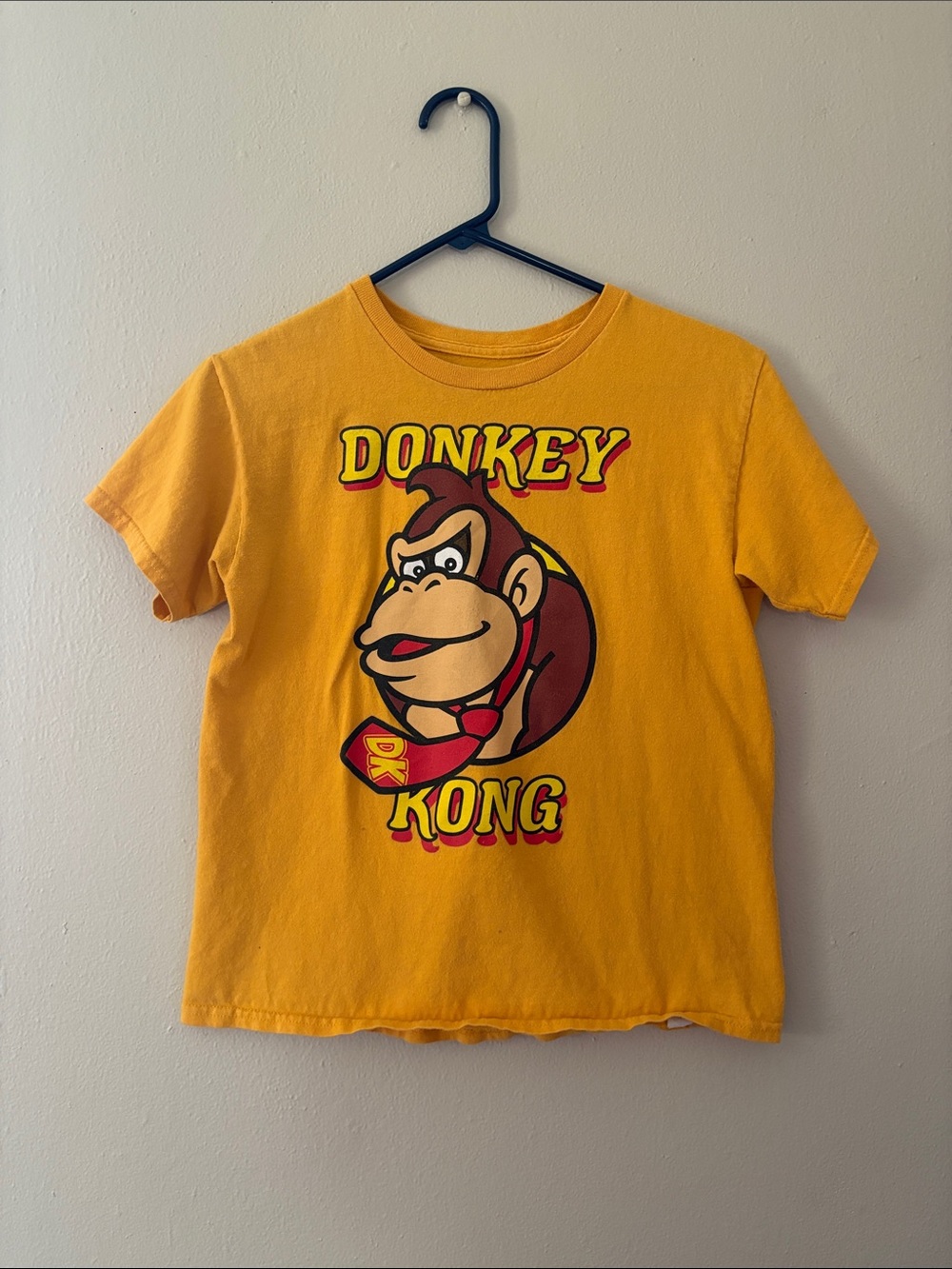 Donkey Kong Yellow Graphic Kids Tee